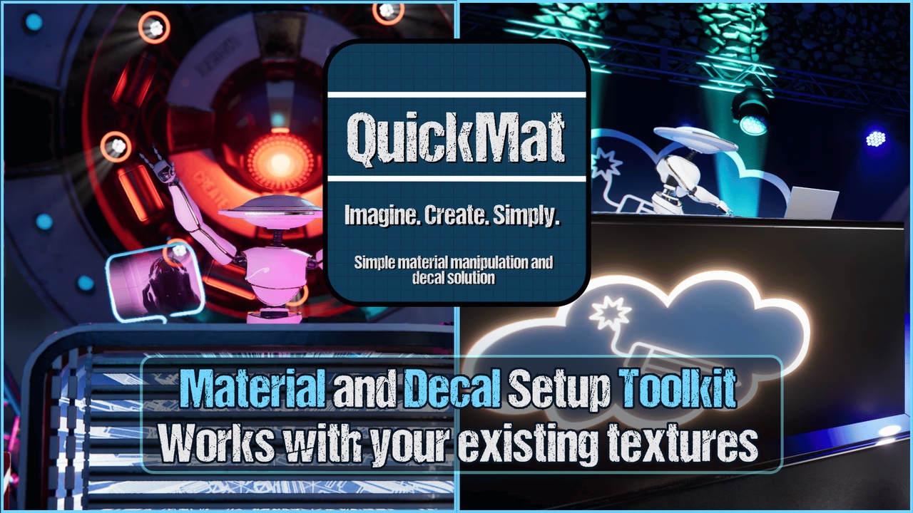 QuickMat — Fast Material Setup System for Unreal Engine